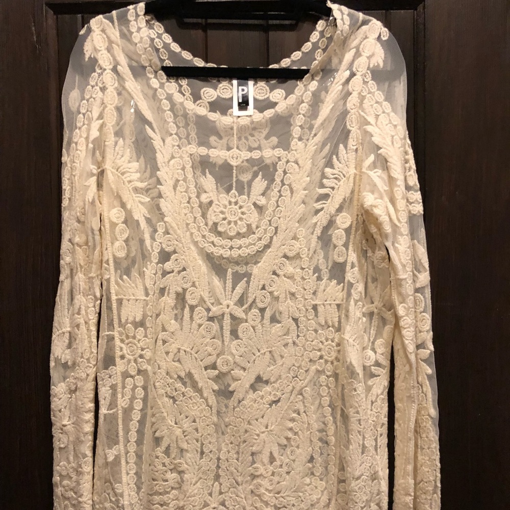 Lace Cream Blouse